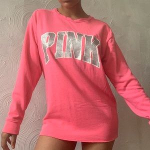 PINK Victoria’s Secret Boyfriend Sweatshirt